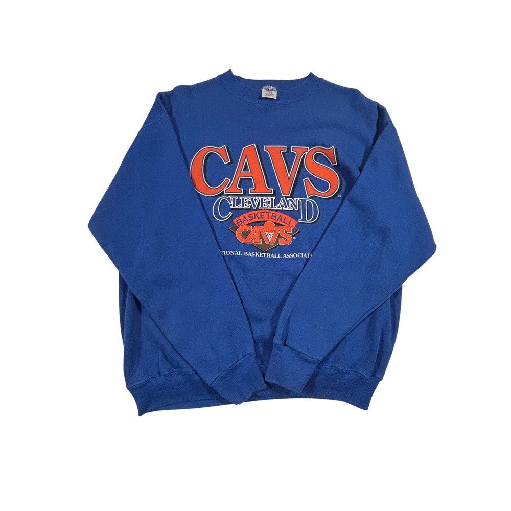 Vintage Cleveland Cavaliers Basketball NBA Crewneck Sweatshirt Size Large